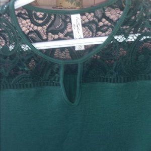 Dark green blouse